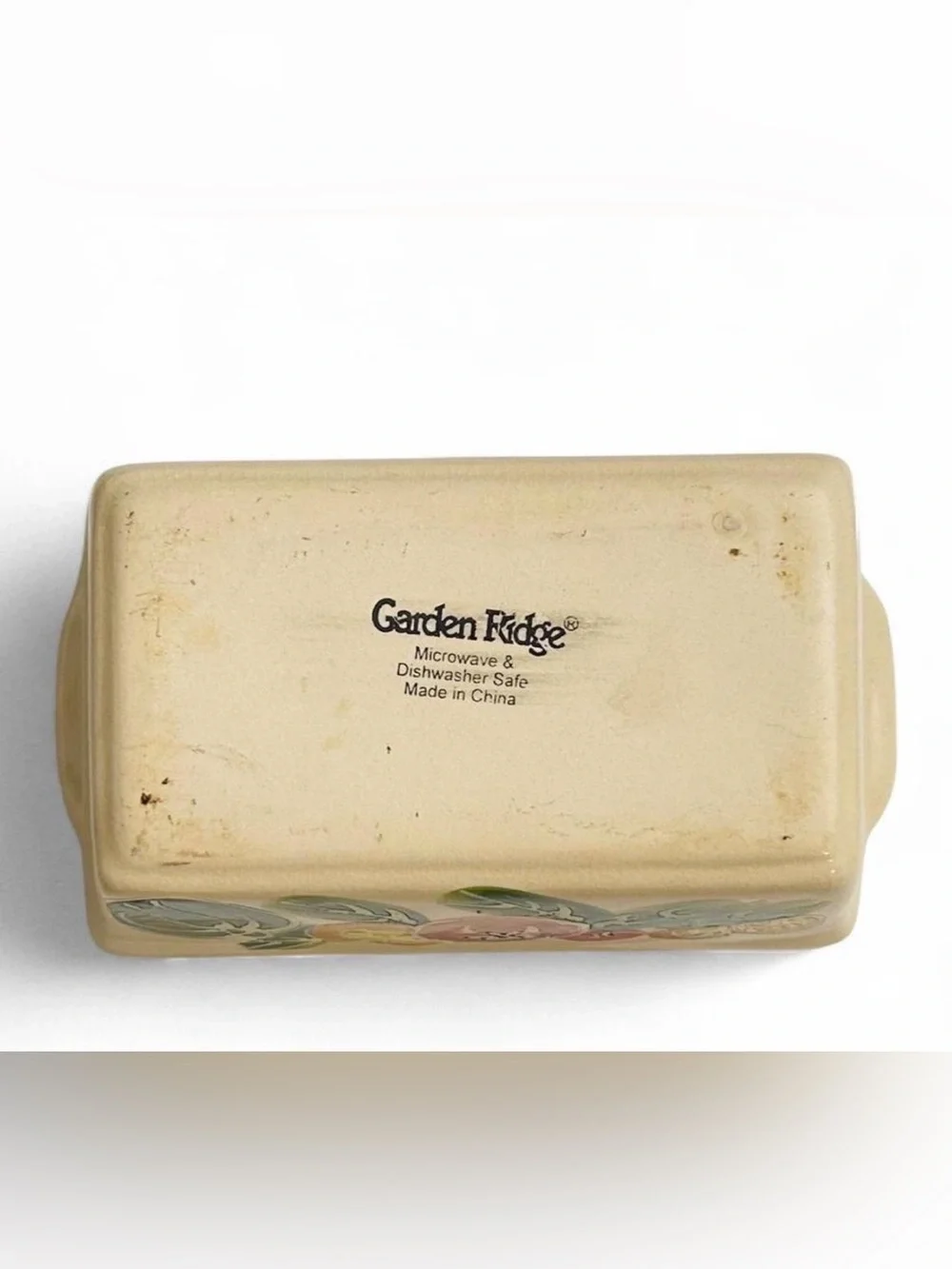 Vintage Garden Ridge ceramic mini loaf pan